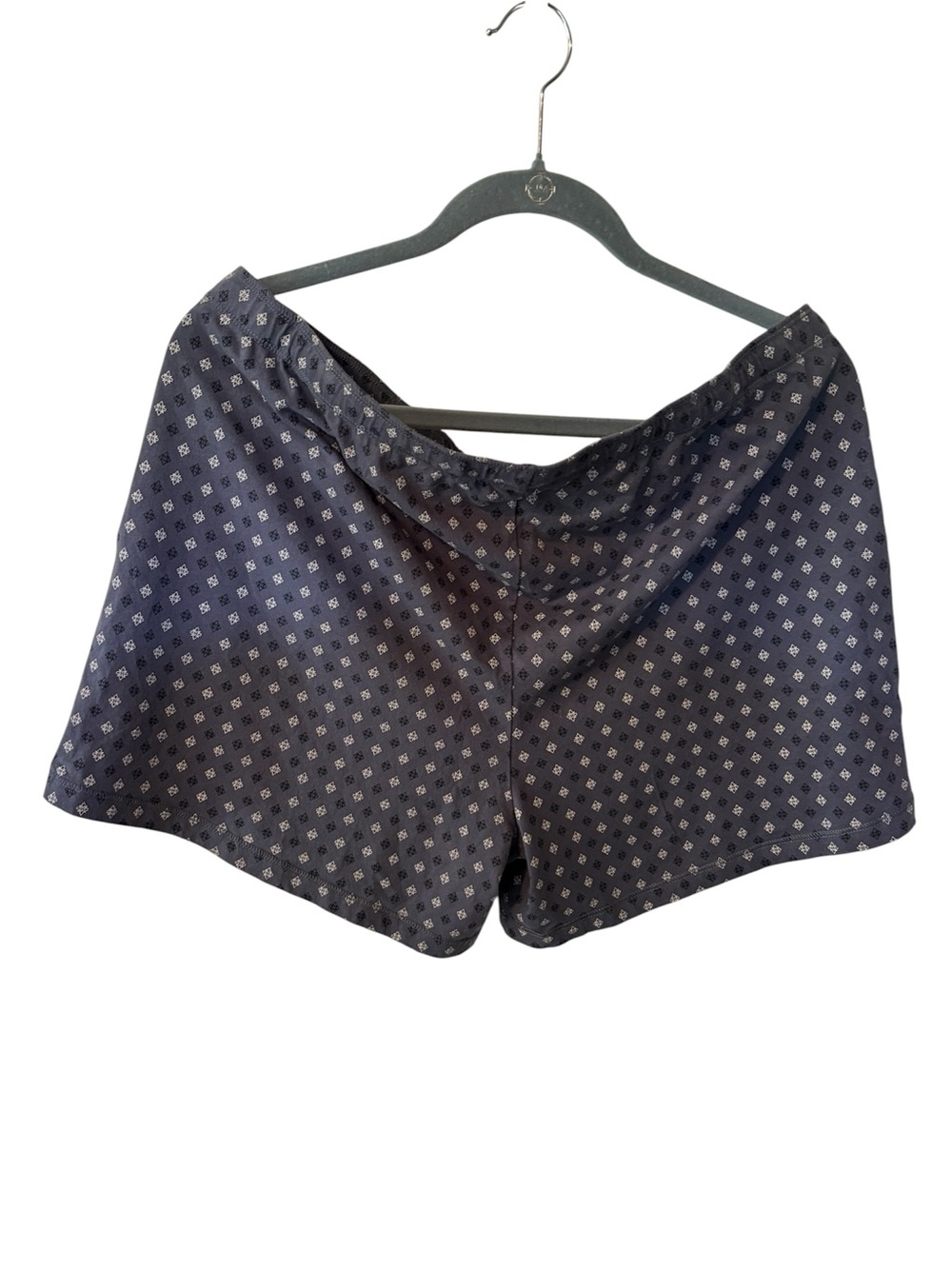 Felina Navy Blue Printed Boxer Shorts with White Motif - Picture 2 of 3